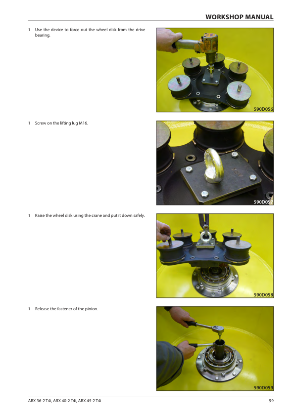 Ammann ARX 36-2, ARX 36-2C Tandem Roller Workshop Repair Manual Workshop Guide