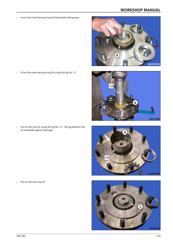 Ammann ART 280 Pneumatic Roller Workshop Repair Manual Workshop Guide