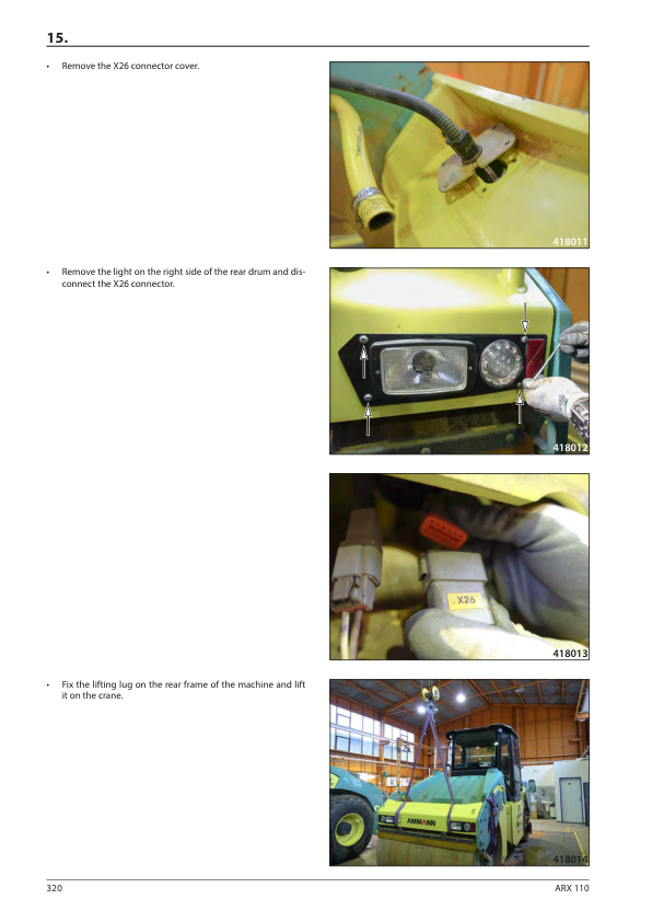 Ammann ARX 110, ARX 110 HF, ARX 110 K Heavy Tandem Roller Workshop Repair Manual Workshop Guide