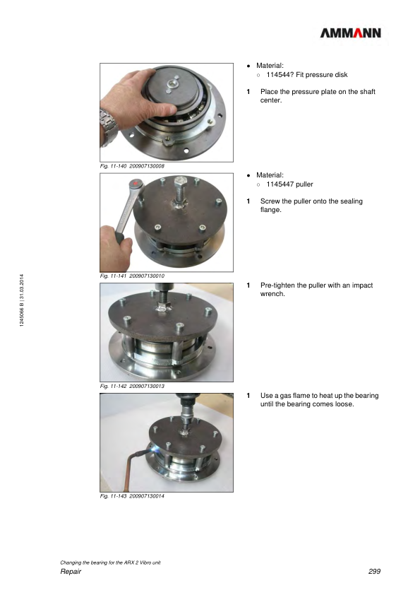 Ammann ARX 26, ARX 26 K, ARX 36, ARX 40, ARX 40 K, ARX 45 Tandem Roller Workshop Repair Manual Workshop Guide