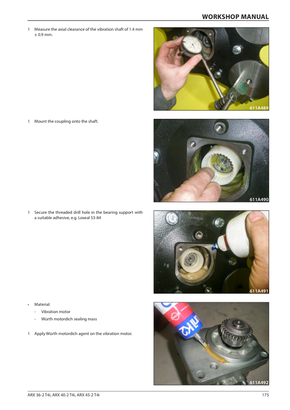 Ammann ARX 45-2, ARX 45-2C Tandem Roller Workshop Repair Manual Workshop Guide