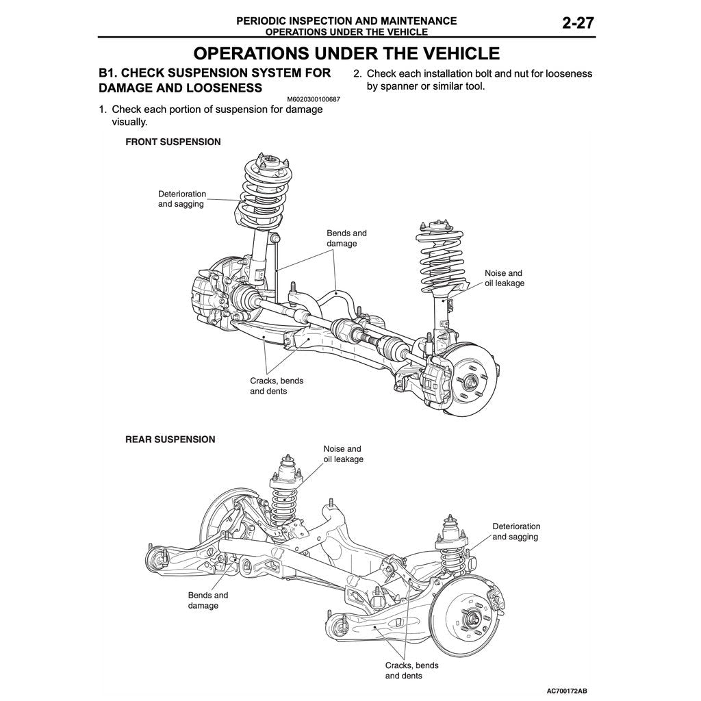ASX MITSUBISHI ASX 2011-2019 Full Manual Set – Repair & Maintenance Manual