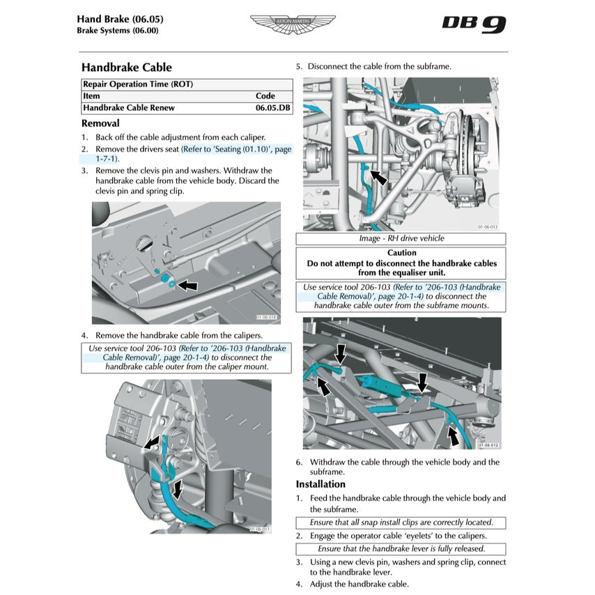 ASTON MARTIN DB9 2005-2016 Full Manual Set – Repair & Maintenance Manual