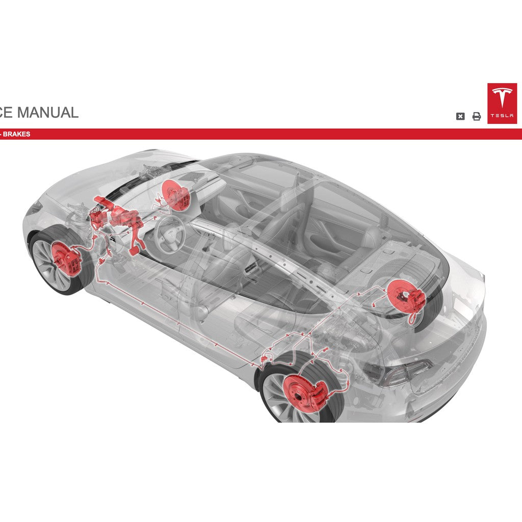 TESLA MODEL 3 2017+ Full Manual Set – Repair & Maintenance Manual