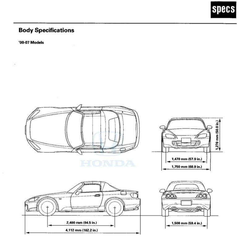 HONDA S2000 AP1/AP2 1999-2008 Full Manual Set – Repair & Maintenance Manual