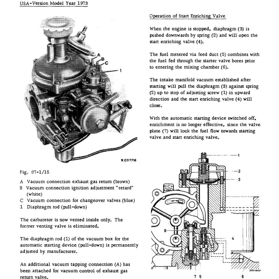 MERCEDES BENZ ENGINE M114 & M130 1967-1976 Full Manual Set – Repair & Maintenance Manual