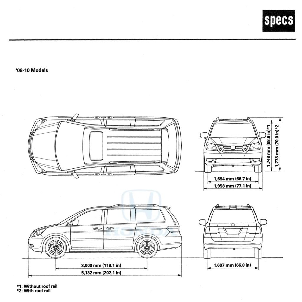 HONDA ODYSSEY RL 2007-2010 Full Manual Set – Repair & Maintenance Manual