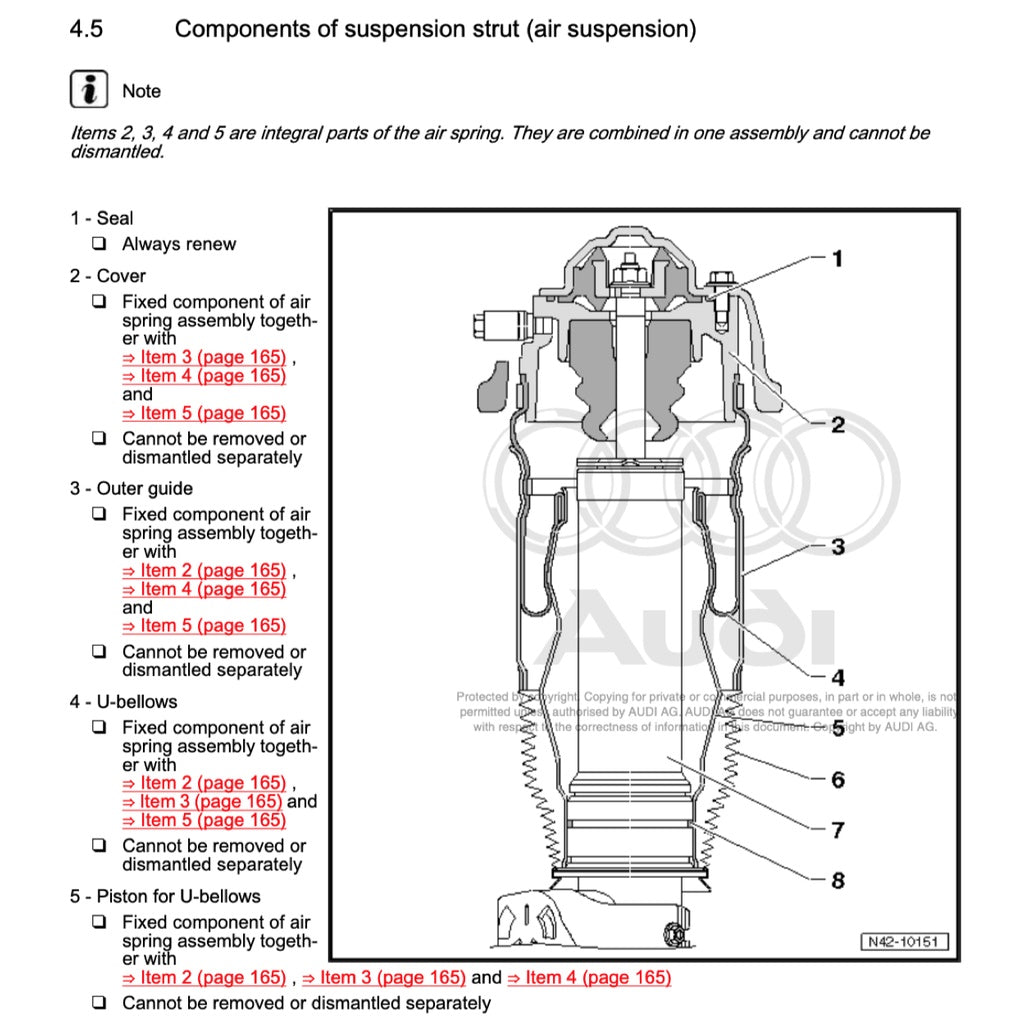 AUDI Q7 4L 2006-2015 Full Manual Set – Repair & Maintenance Manual