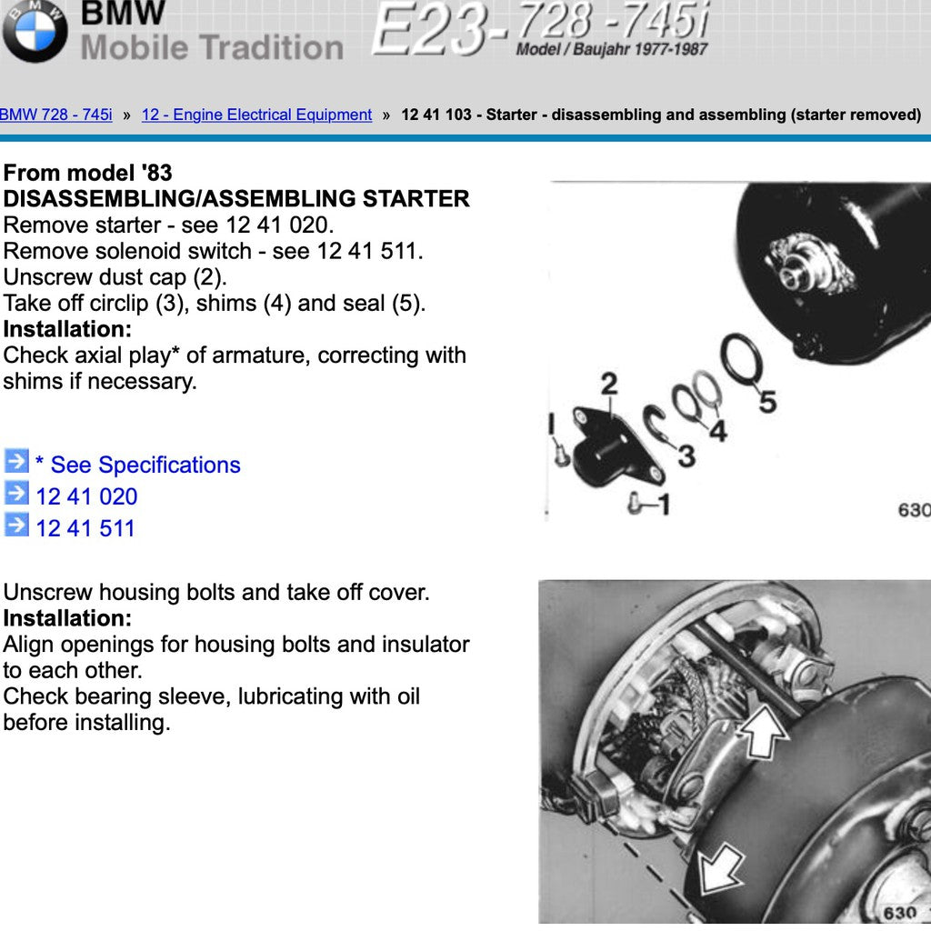 BMW 728-745i E23 1977-1986 Full Manual Set – FACTORY SERVICE REPAIR WORKSHOP MANUAL
