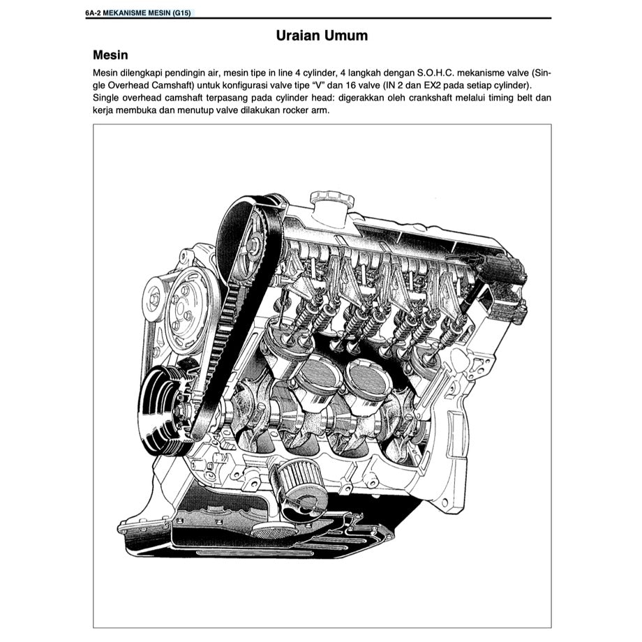 SUZUKI APV 2005-2009 Full Manual Set – Repair & Maintenance Manual - BAHASA INDO VERSION