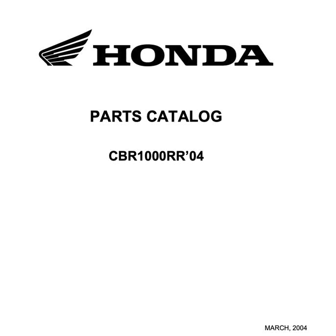 HONDA CBR1000RR 2004-2007 Full Manual Set – Repair & Maintenance Manual and Spare Parts Catalog and User Handbook