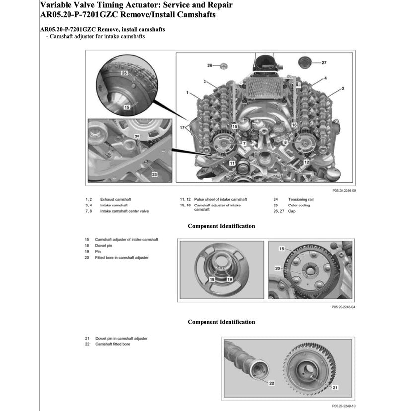 MERCEDES BENZ ENGINE M272 SERVICE REPAIR MANUAL and TRAINING HANDOUTS