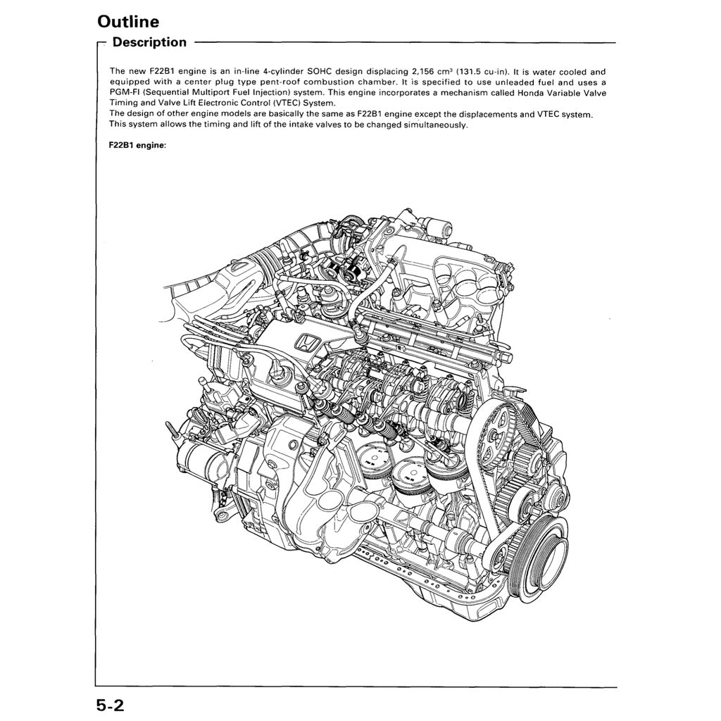 HONDA ACCORD 5 CD 1993-1997 Full Manual Set – Repair & Maintenance Manual