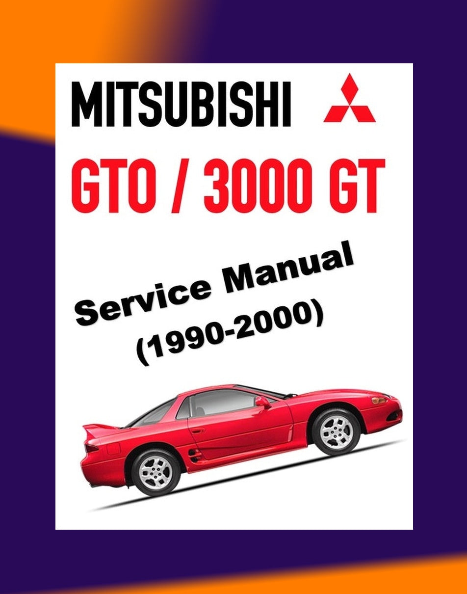 MITSUBISHI GTO / 3000 GT / SPYDER 1990-2000 Full Manual Set – Repair & Maintenance Manual