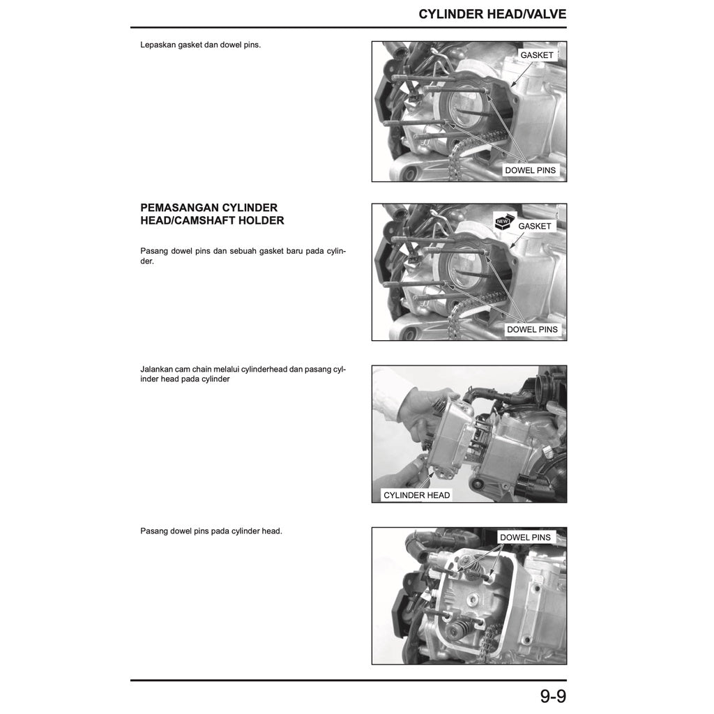 HONDA VARIO 150 BEAT 110 Workshop Repair Manual / BUKU PEDOMAN REPARASI