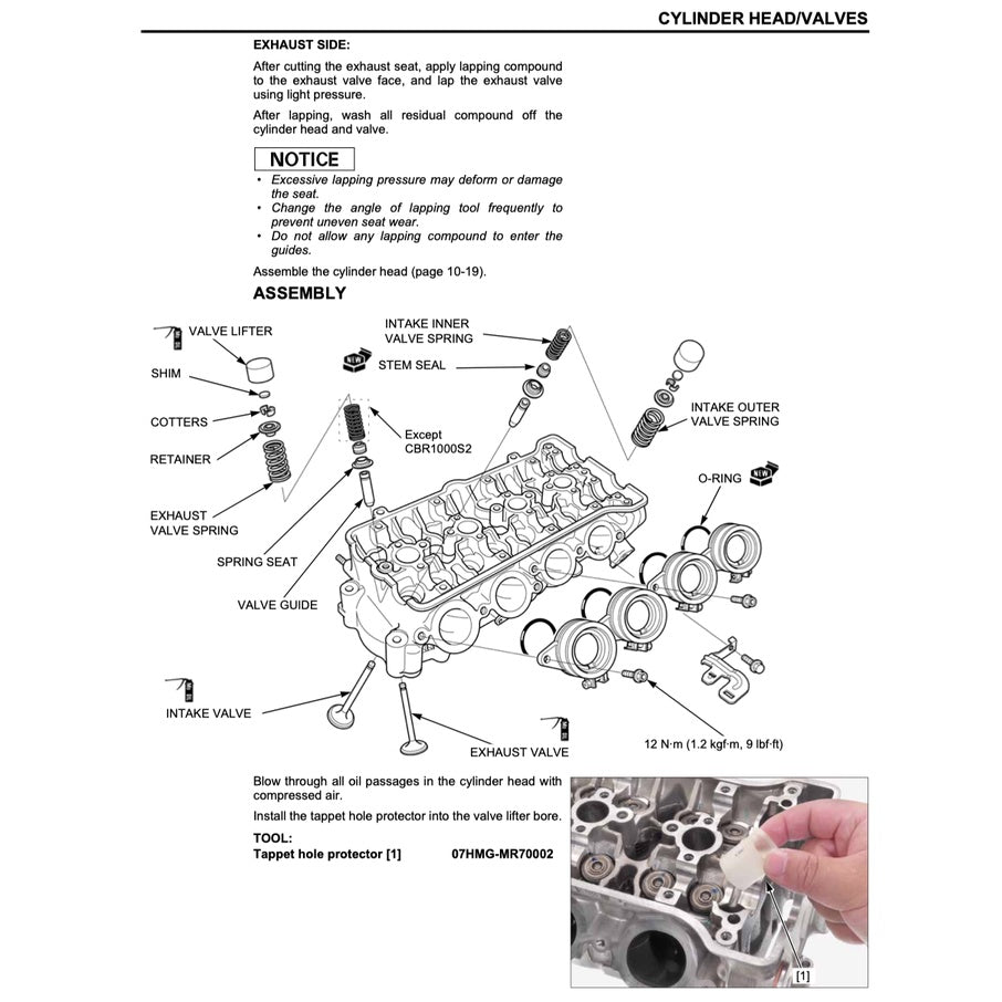 HONDA CBR1000RR RA/ S1/S2 FIREBLADE 2017-2019 Full Manual Set – Repair & Maintenance Manual and Spare Parts Catalog and User Handbook / CBR 1000 RR