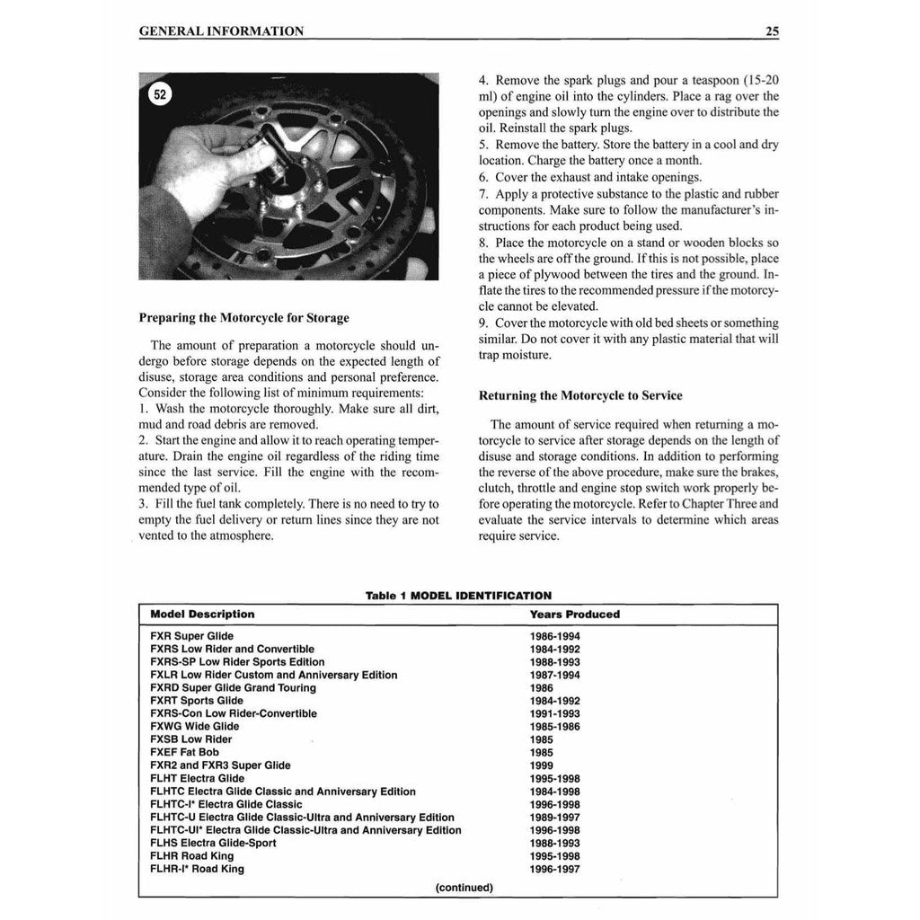 HARLEY DAVIDSON TOURING MODELS 1984-1998 Full Manual Set – Repair & Maintenance Manual and Spare Parts Catalog