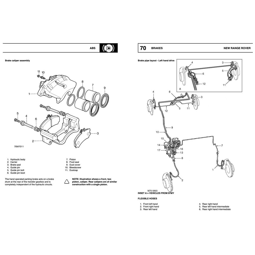 RANGE ROVER LP P38/A 1994-2002 Full Manual Set – Repair & Maintenance Manual and ELECTRICAL TROUBLESHOOTING MANUAL