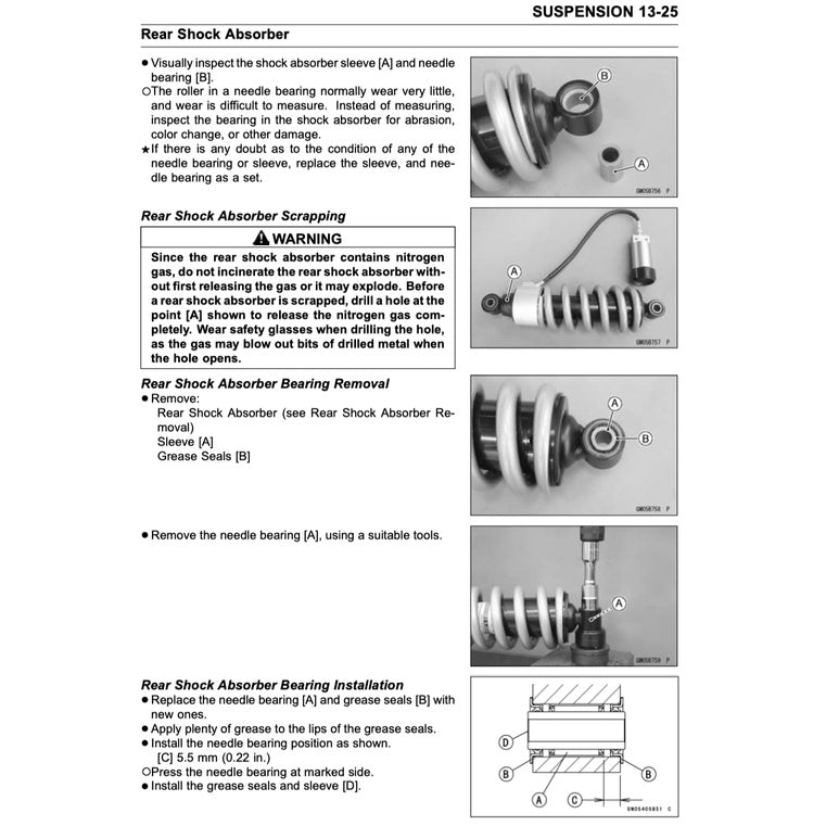 KAWASAKI VERSYS KLE 650 2015+ Full Manual Set – Repair & Maintenance Manualand Spare Parts Catalog and User Handbook