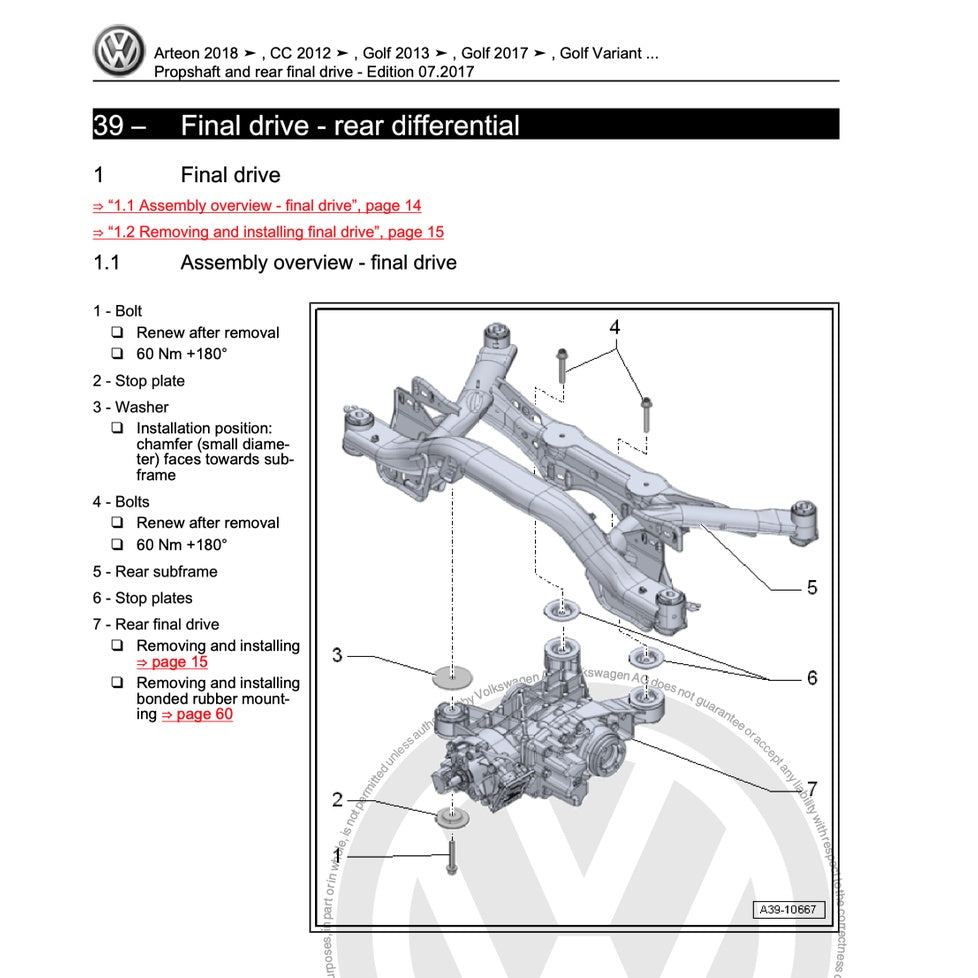 VW TIGUAN II AD/BW 2016+ Full Manual Set – Repair & Maintenance Manual