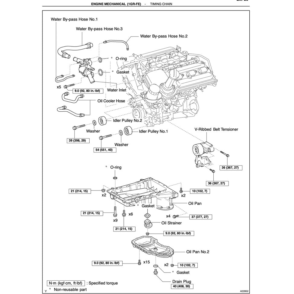 TOYOTA ENGINE 1GR-FE VVT-I Full Manual Set – SERVICE REPAIR WORKSHOP MANUAL