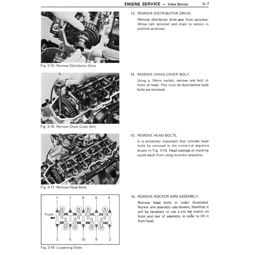 TOYOTA ENGINE 20R Workshop Repair Manual