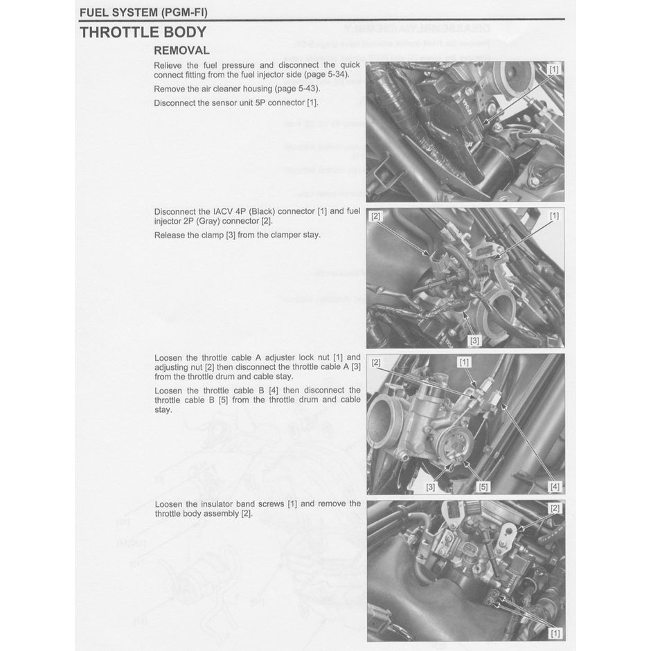 HONDA CBR 250 R 2011-2021 Full Manual Set – Repair & Maintenance Manual and Spare Parts Catalog and User Handbook / CBR250R