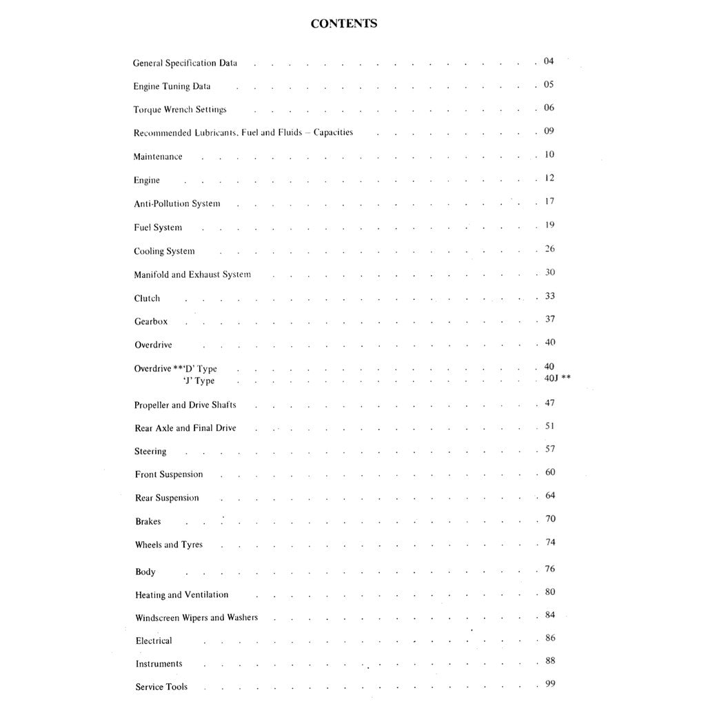 [CLASSIC] TRIUMPH SPITFIRE 1971-1974 Full Manual Set – FACTORY Repair & Maintenance Manual