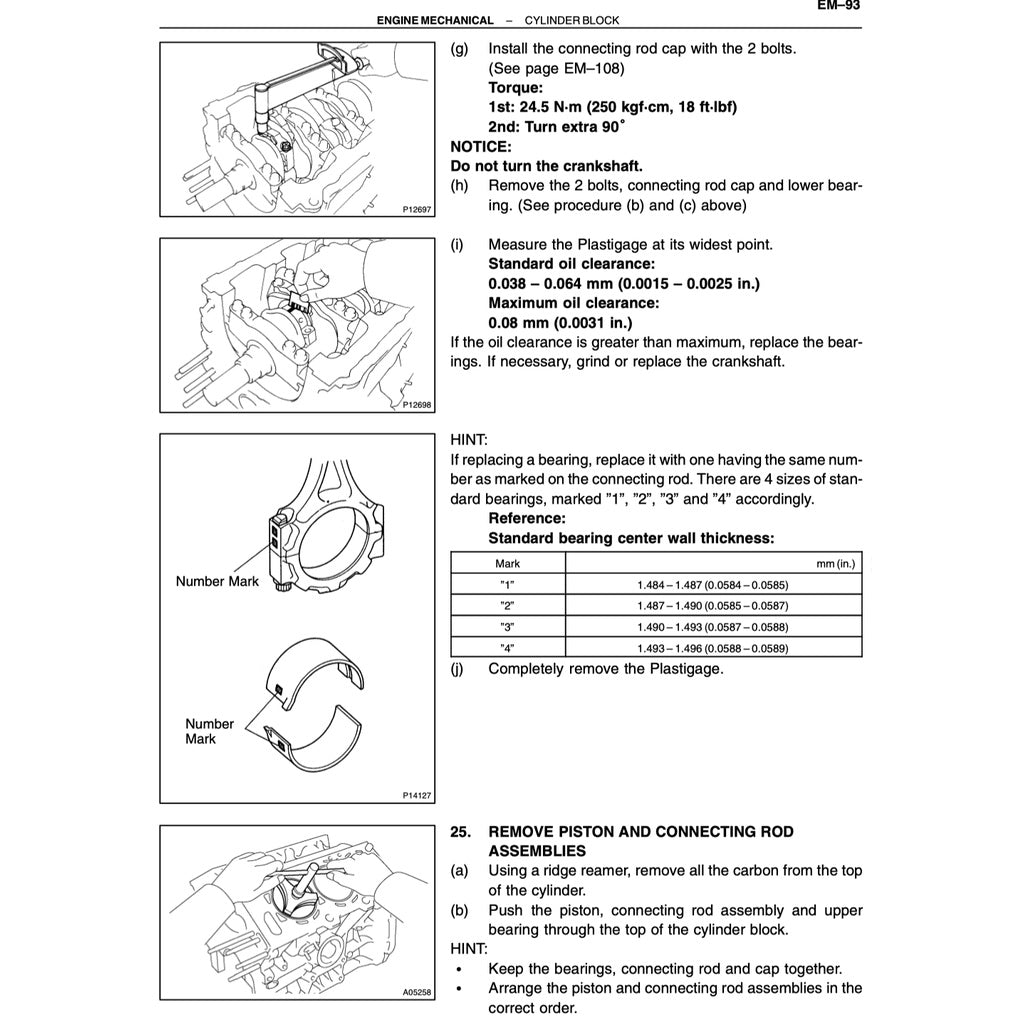 TOYOTA HARRIER I XU10 1998-2003 Full Manual Set – Repair & Maintenance Manual