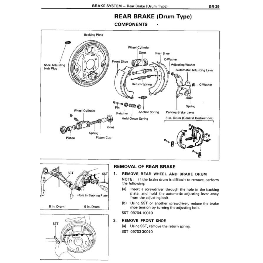 TOYOTA COROLLA FR AE86 1984-1987 Full Manual Set – Repair & Maintenance Manual
