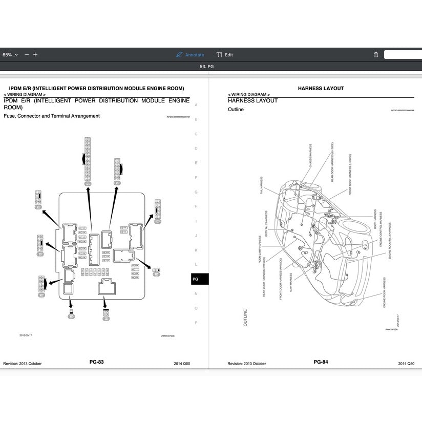 INFINITI Q50 2014-2022 Full Manual Set – Repair & Maintenance Manual