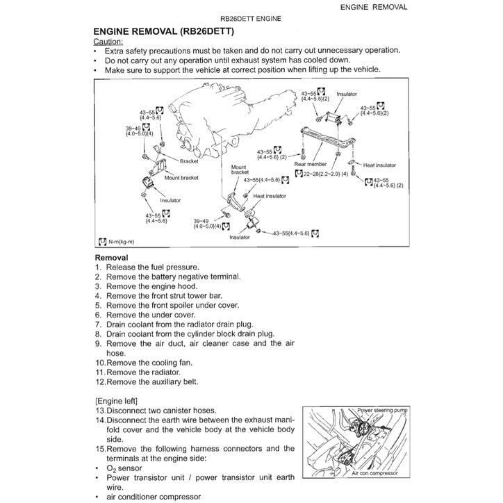 NISSAN SKYLINE GT-R R33 1995-1998 Full Manual Set – Repair & Maintenance Manual