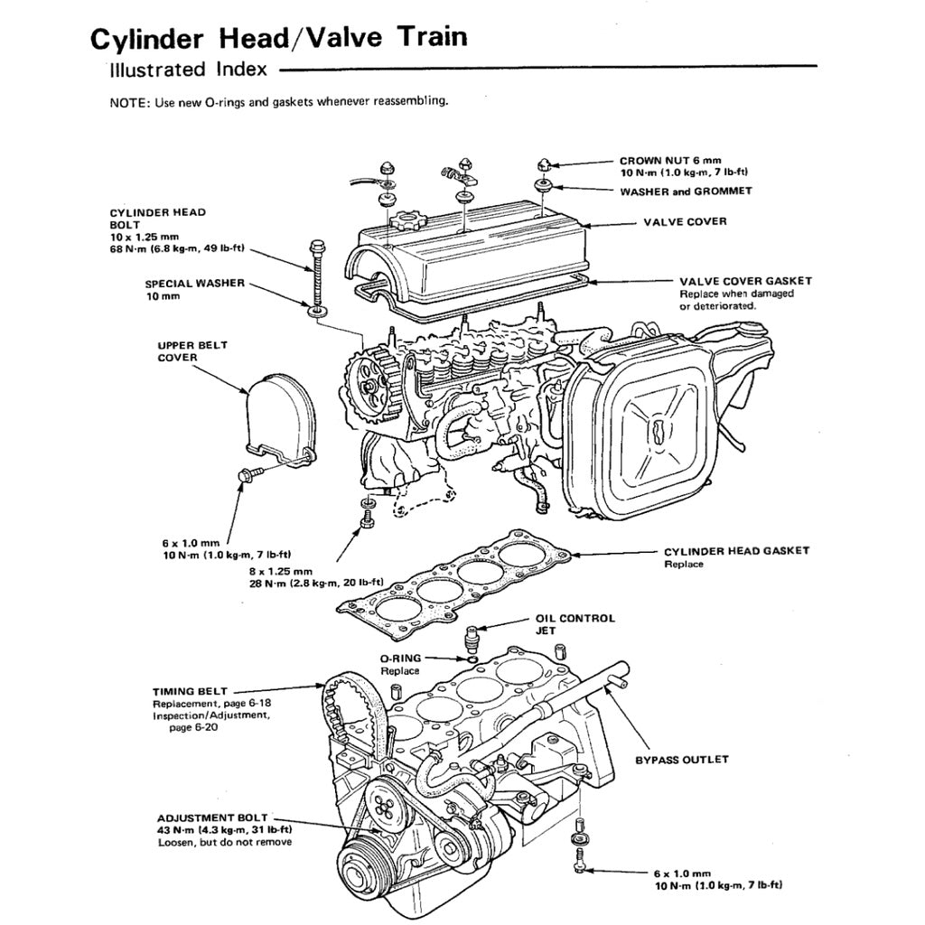 HONDA PRELUDE AB B1-6 BB 1982-1986 Full Manual Set – Repair & Maintenance Manual