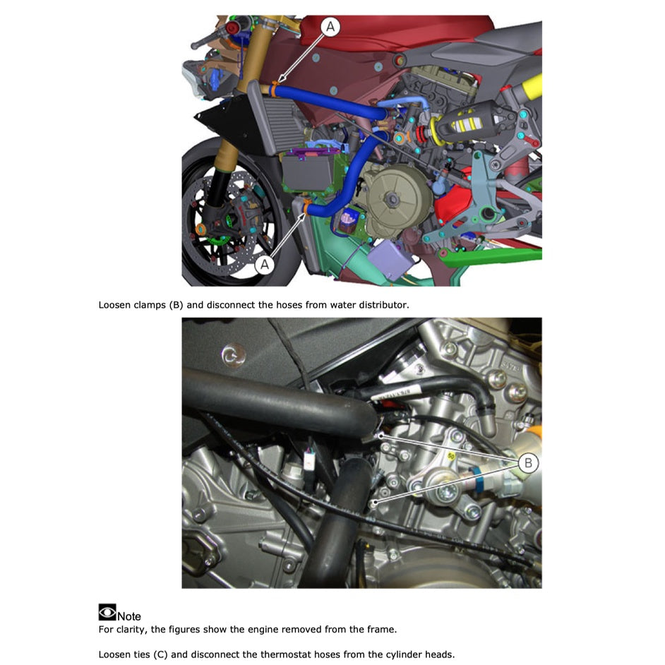 DUCATI PANIGALE 1299S 2015-2018 Full Manual Set – Repair & Maintenance Manual and Spare Parts Catalog and OWNER's MANUAL