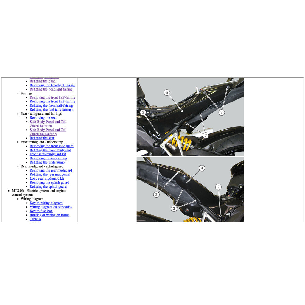 DUCATI MULTISTRADA 1200S 2013-2014 Full Manual Set – Repair & Maintenance Manual and Spare Parts Catalog and User Handbook
