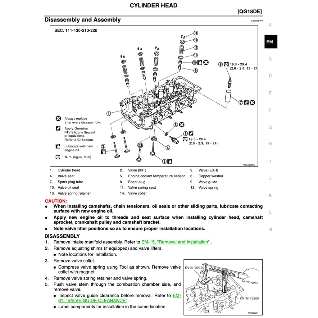 NISSAN SENTRA / SUNNY B15 1999-2006 Full Manual Set – Repair & Maintenance Manual