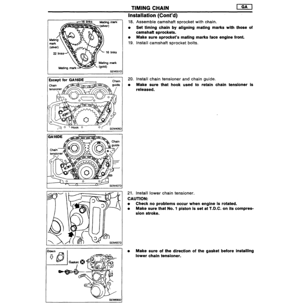 NISSAN SENTRA / SUNNY B13/N14 1990-1995 Full Manual Set – Repair & Maintenance Manual