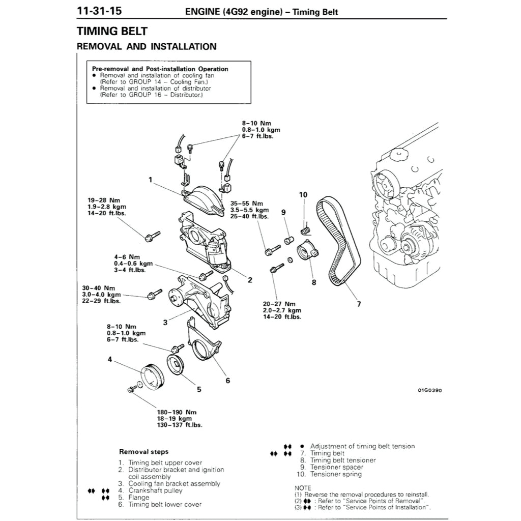 MITSUBISHI DELICA L300 1986-1999 Full Manual Set – Repair & Maintenance Manual