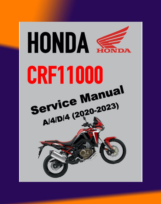 HONDA AFRICA TWIN CRF 1100 A/4/D/4 2020-2023 Full Manual Set – Repair & Maintenance Manual and Spare Parts Catalog and User Handbook