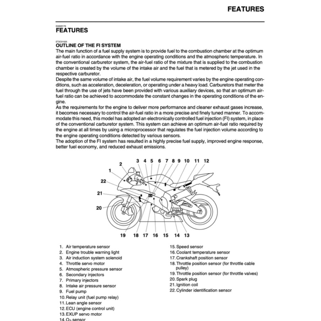 YAMAHA YZF-R6 V Full Manual Set – (2006-2007) Repair & Maintenance Manual and Spare Parts Catalog and User Handbook