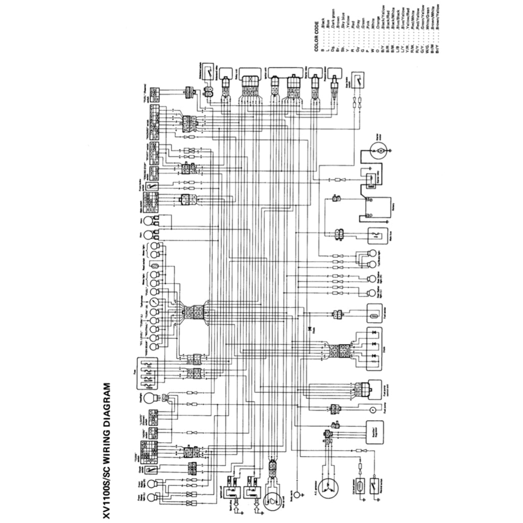 YAMAHA VIRAGO XV 700/750/1000/1100 1985-1999 Full Manual Set – Repair & Maintenance Manual and User Handbook