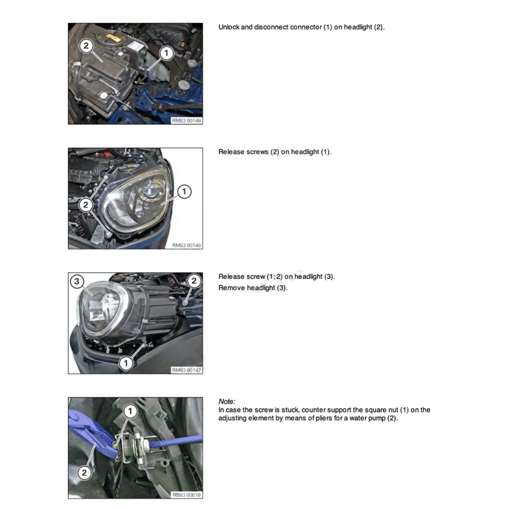MINI COUNTRYMAN F60 /B38 2017-2023 Full Manual Set – Repair & Maintenance Manual