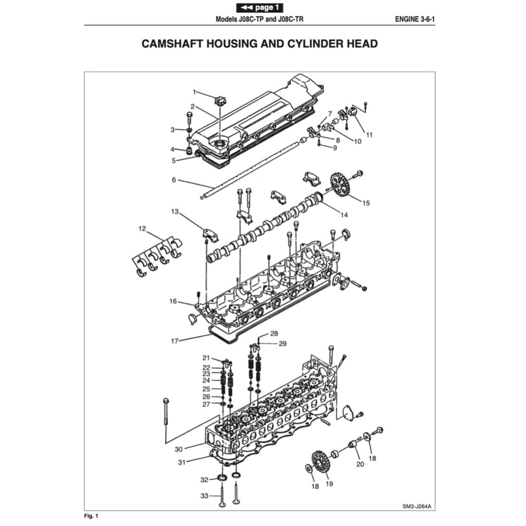 HINO ENGINE J08C-TP/TR WORKSHOP SERVICE REPAIR MANUAL