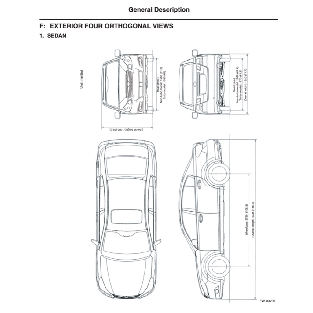 SUBARU LEGACY BM 2009-2014 Full Manual Set – Repair & Maintenance Manual