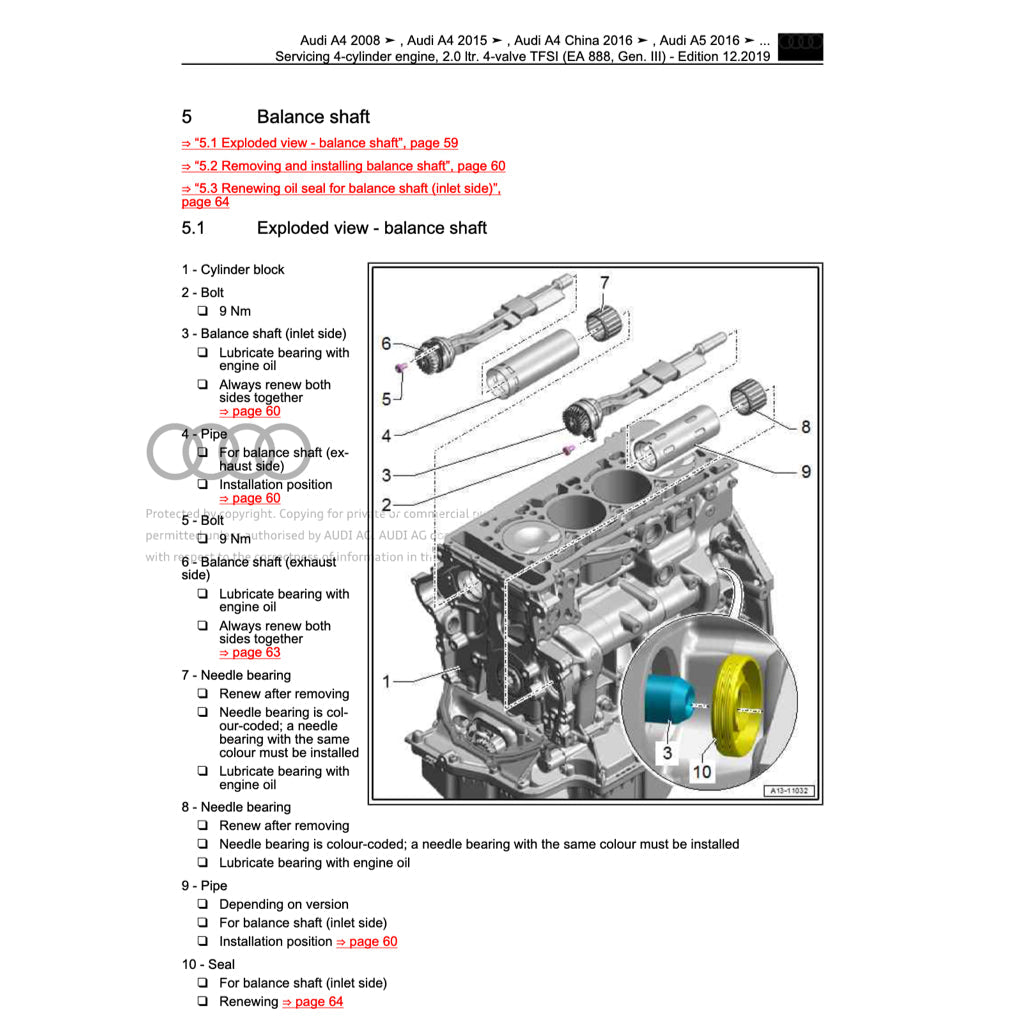 Audi Q5 8R 2008-2017 Full Manual Set – FACTORY Repair & Maintenance Manual
