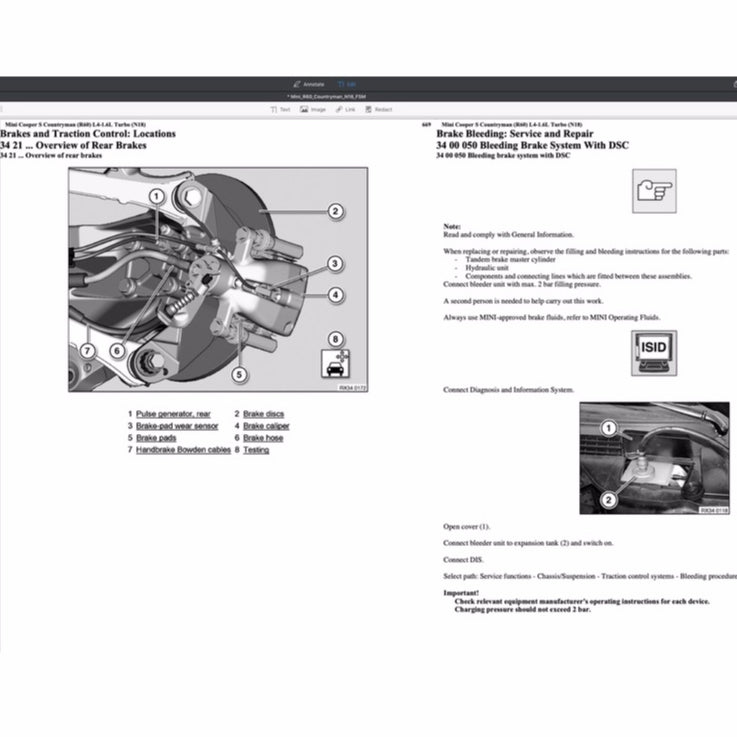 MINI COUNTRYMAN COOPER S R60 / N18 2010-2016 Full Manual Set – Repair & Maintenance Manual