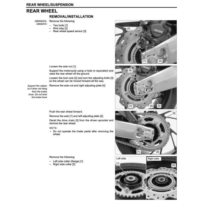 HONDA CB650F 2014-2017 Full Manual Set – Repair & Maintenance Manual and Spare Parts Catalog and User Handbook