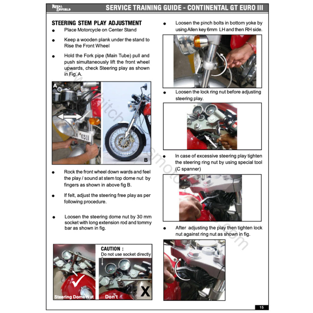 ROYAL ENFIELD CONTINENTAL GT 535 2013-2016 Full Manual Set – Repair & Maintenance Manual and Spare Parts Catalog and User Handbook