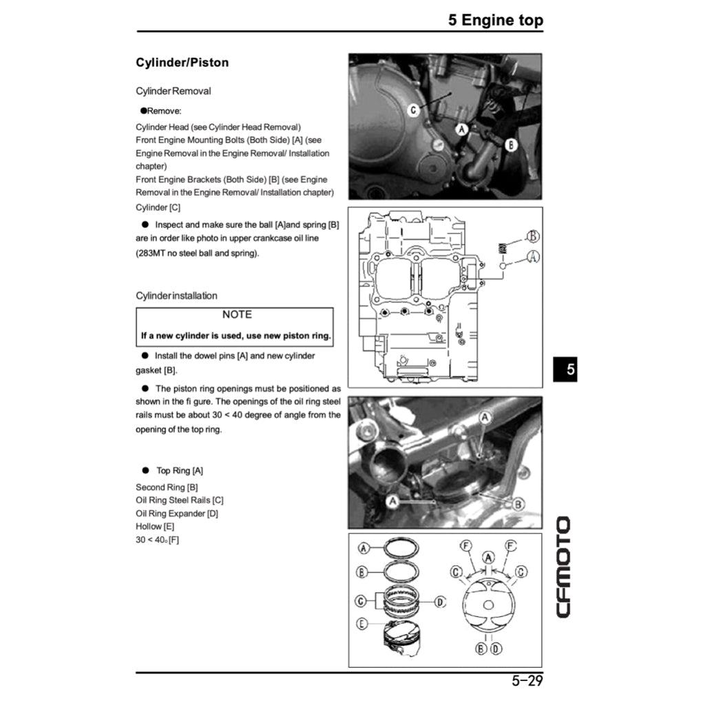 CFMOTO 650NK CF650-7B 2017-2022 Full Manual Set – Repair & Maintenance Manual and Spare Parts Catalog and User Handbook