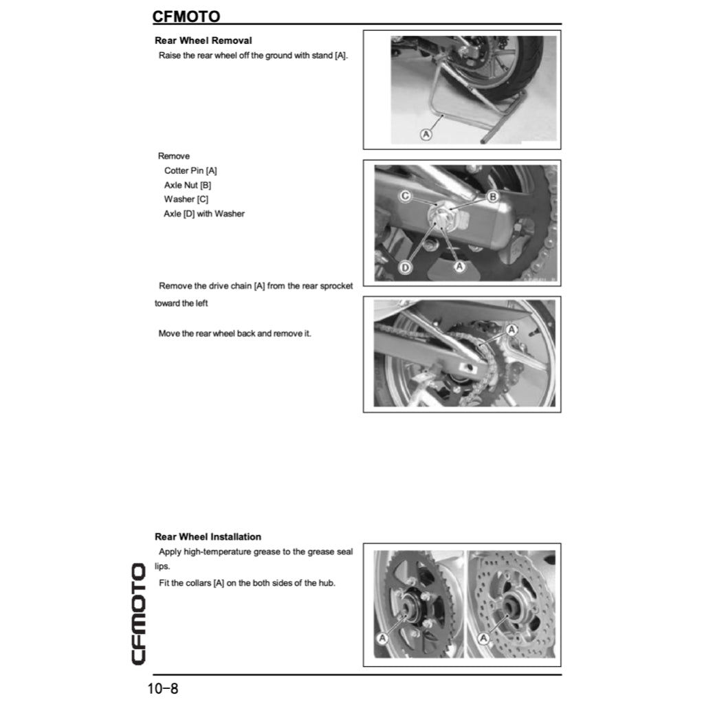 CFMOTO 650NK CF650-7B 2017-2022 Full Manual Set – Repair & Maintenance Manual and Spare Parts Catalog and User Handbook